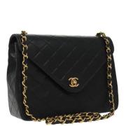 Chanel Vintage Pre-owned Laeder chanel-vskor Black, Dam