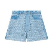 Stella McCartney Blå Jeansshorts Blue, Dam