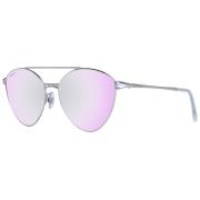 Swarovski Silver Aviator Solglasögon för Kvinnor Gray, Dam