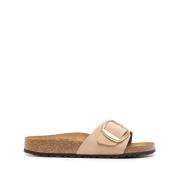 Birkenstock Sandaler med spänne Beige, Dam