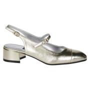 Carel Elegant Slingback Skor Gray, Dam