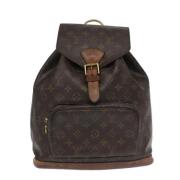 Louis Vuitton Vintage Pre-owned Canvas ryggsckar Brown, Dam