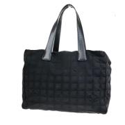 Chanel Vintage Pre-owned Canvas chanel-vskor Black, Dam