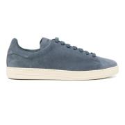 Tom Ford Mocka Sneakers med Gummisula Blue, Herr