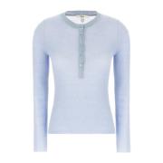 Chloé Stilfull Stickad Kollektion Blue, Dam