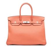 Hermès Vintage Pre-owned Laeder handvskor Orange, Dam