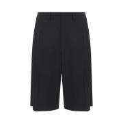 MM6 Maison Margiela Shorts i ullblandning med jerseybakstycke i bomull...