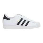 Adidas Vita låga lädersneakers White, Herr