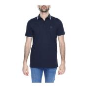 Hugo Boss Kortärmad bomullspolo skjortkollektion Blue, Herr