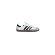 Adidas Läder Sneaker med 2cm Klack White, Dam