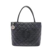 Chanel Vintage Pre-owned Laeder totevskor Black, Dam