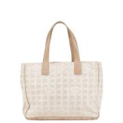 Chanel Vintage Pre-owned Laeder totevskor Beige, Dam