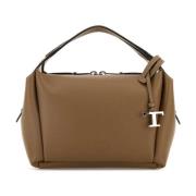 Tod's Läderhandväska i Biscuit-stil Brown, Dam