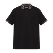 Versace Jeans Couture Polo med logotyp Black, Herr