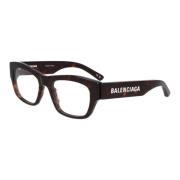 Balenciaga Fyrkantiga glasögonbågar Brown, Unisex