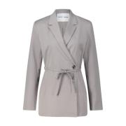 Samsøe Samsøe Asymmetrisk Blazer Salot Gray, Dam