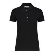 Lacoste Klassiskt Logopiké Black, Dam