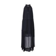 Isabel Marant Flowy Halter Maxi Klänning Black, Dam