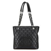 Chanel Vintage Pre-owned Laeder chanel-vskor Black, Dam