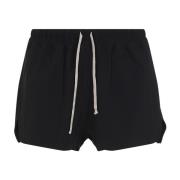 Rick Owens Svarta Boxer Badshorts Black, Herr