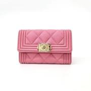 Chanel Vintage Pre-owned Laeder plnbcker Pink, Dam