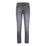 Hugo Boss Tapered-Fit Jeans Gray, Herr