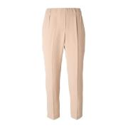 Brunello Cucinelli Vanilj Byxor Beige, Dam