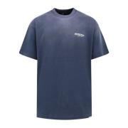 Represent Vintage Bomull T-shirt med Frontlogo Blue, Herr