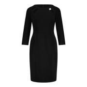 Joseph Ribkoff Elegant Klänning med Cut-Outs Black, Dam