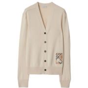 Burberry Vintage Check Sweater Beige, Dam