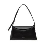 Calvin Klein Svart Soft Sculpt Axelväska Black, Dam