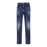 Dsquared2 Klassiska Denim Jeans för vardagsbruk Blue, Herr