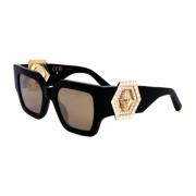 Philipp Plein Stiliga Spp103S Solglasögon Black, Dam