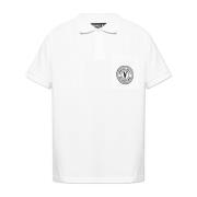 Versace Jeans Couture Polo med logotyp White, Herr