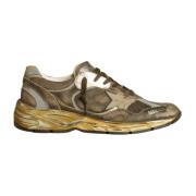 Golden Goose Dad-Star Svart/Silver/Khaki Sneakers Gray, Herr