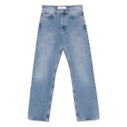 Séfr Klassiska Jeans Med Rak Passform Blue, Herr