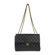 Chanel Vintage Pre-owned Laeder axelremsvskor Black, Dam