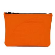 Hermès Vintage Pre-owned Plast kuvertvskor Orange, Dam