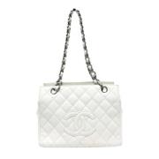 Chanel Vintage Pre-owned Laeder chanel-vskor White, Dam