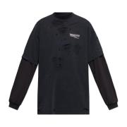 Balenciaga T-shirt med logotyp Black, Herr