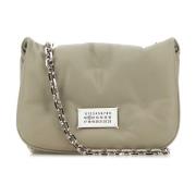 Maison Margiela Nappa Läder Crossbody Väska Gray, Dam