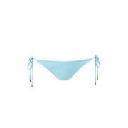 Melissa Odabash Räfflad Knyt-Side Bikini Botten Sky Ridges Blue, Dam