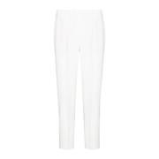 Brunello Cucinelli Vita Pantalone Byxor Stilfull Elegant White, Dam