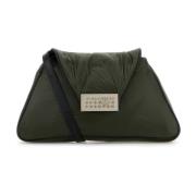 MM6 Maison Margiela Militärgrön axelväska i nylon Green, Dam