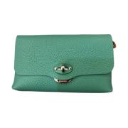 Zanellato Kuvert Clutch Väska Green, Dam