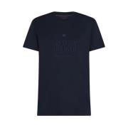 Tommy Hilfiger Essentiell Logo T-shirt Blue, Herr