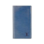 Louis Vuitton Vintage Pre-owned Laeder plnbcker Blue, Dam