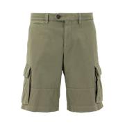 Brunello Cucinelli Alloro Ss23 Herr Bermuda Shorts Green, Herr