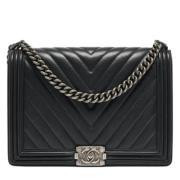 Chanel Vintage Pre-owned Laeder chanel-vskor Black, Dam