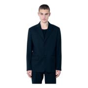 MM6 Maison Margiela Italiensk skräddarsydd kostymkavaj Black, Herr